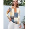 imageAUTOMET Long Sleeve Shirts for Women Business Casual Tops Fall Fashion Clothes Workout Plus Size Teacher Winter Outfits 2025Plaidmulti