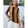 imageAUTOMET Long Sleeve Shirts for Women Business Casual Tops Fall Fashion Clothes Workout Plus Size Teacher Winter Outfits 2025Stripeddots
