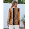 imageAUTOMET Long Sleeve Shirts for Women Business Casual Tops Fall Fashion Clothes Workout Plus Size Teacher Winter Outfits 2025Stripeddots