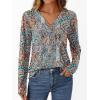 imageAUTOMET Long Sleeve Shirts for Women Tops V Neck Casual Top Comfortable Shirt Soft Basic Tees Women BlousesBohoprint3