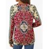 imageAUTOMET Long Sleeve Shirts for Women Tops V Neck Casual Top Comfortable Shirt Soft Basic Tees Women BlousesBohoprint4