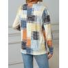 imageAUTOMET Long Sleeve Shirts for Women Tops V Neck Casual Top Comfortable Shirt Soft Basic Tees Women BlousesColorfullines