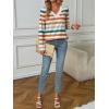 imageAUTOMET Long Sleeve Shirts for Women Tops V Neck Casual Top Comfortable Shirt Soft Basic Tees Women BlousesStriped