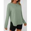 imageAUTOMET Long Sleeve Workout Tops for Women Athletic UPF 50 Sun Rash Guard Shirts Running SPF Gym Quick Dry ClothesGreen