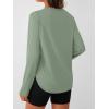 imageAUTOMET Long Sleeve Workout Tops for Women Athletic UPF 50 Sun Rash Guard Shirts Running SPF Gym Quick Dry ClothesGreen