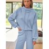 imageAUTOMET Lounge Sets for Women Sweatsuits 2 Piece Outfits 2025 Fall Drawstring Sweatshirt Wide Leg Sweatpants TracksuitLightblue