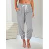 imageAUTOMET Sweatpants Women with Pockets Lounge Pajama Travel Pants Work Joggers Fall Clothes Winter Teachers Outfits 2025Grey