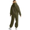 imageAUTOMET Womens 2 Piece Outfits Lounge Hoodie Sweatsuit Sets Plus Size Fall Fashion Clothes Airport Travel Pants TracksuitsArmygreen