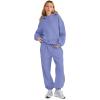 imageAUTOMET Womens 2 Piece Outfits Lounge Hoodie Sweatsuit Sets Plus Size Fall Fashion Clothes Airport Travel Pants TracksuitsBluepurple