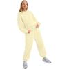 imageAUTOMET Womens 2 Piece Outfits Lounge Hoodie Sweatsuit Sets Plus Size Fall Fashion Clothes Airport Travel Pants TracksuitsButteryellow