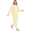 imageAUTOMET Womens 2 Piece Outfits Lounge Hoodie Sweatsuit Sets Plus Size Fall Fashion Clothes Airport Travel Pants TracksuitsButteryellow