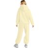 imageAUTOMET Womens 2 Piece Outfits Lounge Hoodie Sweatsuit Sets Plus Size Fall Fashion Clothes Airport Travel Pants TracksuitsButteryellow