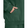 imageAUTOMET Womens 2 Piece Outfits Lounge Hoodie Sweatsuit Sets Plus Size Fall Fashion Clothes Airport Travel Pants TracksuitsDarkgreen