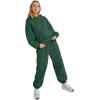 imageAUTOMET Womens 2 Piece Outfits Lounge Hoodie Sweatsuit Sets Plus Size Fall Fashion Clothes Airport Travel Pants TracksuitsDarkgreen