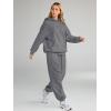 imageAUTOMET Womens 2 Piece Outfits Lounge Hoodie Sweatsuit Sets Plus Size Fall Fashion Clothes Airport Travel Pants TracksuitsDarkgrey