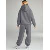 imageAUTOMET Womens 2 Piece Outfits Lounge Hoodie Sweatsuit Sets Plus Size Fall Fashion Clothes Airport Travel Pants TracksuitsDarkgrey