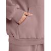 imageAUTOMET Womens 2 Piece Outfits Lounge Hoodie Sweatsuit Sets Plus Size Fall Fashion Clothes Airport Travel Pants TracksuitsDarkpink