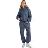 imageAUTOMET Womens 2 Piece Outfits Lounge Hoodie Sweatsuit Sets Plus Size Fall Fashion Clothes Airport Travel Pants TracksuitsDustyblue
