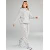 imageAUTOMET Womens 2 Piece Outfits Lounge Hoodie Sweatsuit Sets Plus Size Fall Fashion Clothes Airport Travel Pants TracksuitsGrey