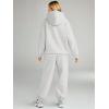 imageAUTOMET Womens 2 Piece Outfits Lounge Hoodie Sweatsuit Sets Plus Size Fall Fashion Clothes Airport Travel Pants TracksuitsGrey