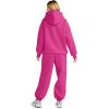 imageAUTOMET Womens 2 Piece Outfits Lounge Hoodie Sweatsuit Sets Plus Size Fall Fashion Clothes Airport Travel Pants TracksuitsHotpink