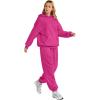 imageAUTOMET Womens 2 Piece Outfits Lounge Hoodie Sweatsuit Sets Plus Size Fall Fashion Clothes Airport Travel Pants TracksuitsHotpink