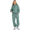 imageAUTOMET Womens 2 Piece Outfits Lounge Hoodie Sweatsuit Sets Plus Size Fall Fashion Clothes Airport Travel Pants TracksuitsLake