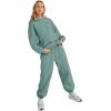 imageAUTOMET Womens 2 Piece Outfits Lounge Hoodie Sweatsuit Sets Plus Size Fall Fashion Clothes Airport Travel Pants TracksuitsLake