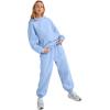 imageAUTOMET Womens 2 Piece Outfits Lounge Hoodie Sweatsuit Sets Plus Size Fall Fashion Clothes Airport Travel Pants TracksuitsLightblue