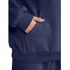 imageAUTOMET Womens 2 Piece Outfits Lounge Hoodie Sweatsuit Sets Plus Size Fall Fashion Clothes Airport Travel Pants TracksuitsNavy