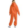 imageAUTOMET Womens 2 Piece Outfits Lounge Hoodie Sweatsuit Sets Plus Size Fall Fashion Clothes Airport Travel Pants TracksuitsOrange