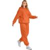 imageAUTOMET Womens 2 Piece Outfits Lounge Hoodie Sweatsuit Sets Plus Size Fall Fashion Clothes Airport Travel Pants TracksuitsOrange