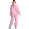 imageAUTOMET Womens 2 Piece Outfits Lounge Hoodie Sweatsuit Sets Plus Size Fall Fashion Clothes Airport Travel Pants TracksuitsPalepink