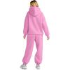 imageAUTOMET Womens 2 Piece Outfits Lounge Hoodie Sweatsuit Sets Plus Size Fall Fashion Clothes Airport Travel Pants TracksuitsPink