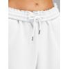 imageAUTOMET Womens 2 Piece Outfits Sweatsuit Oversized Sweatshirt Lounge Sets Baggy Sweatpants Fall Fashion with PocketsWhite