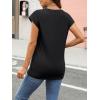 imageAUTOMET Womens Cap Sleeve Summer Tops T Shirts Business Casual Dressy Spring Fashion Outfits Cute Trendy Clothes 2025Black