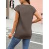 imageAUTOMET Womens Cap Sleeve Summer Tops T Shirts Business Casual Dressy Spring Fashion Outfits Cute Trendy Clothes 2025Coffeegrey