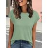 imageAUTOMET Womens Cap Sleeve Summer Tops T Shirts Business Casual Dressy Spring Fashion Outfits Cute Trendy Clothes 2025Green