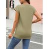 imageAUTOMET Womens Cap Sleeve Summer Tops T Shirts Business Casual Dressy Spring Fashion Outfits Cute Trendy Clothes 2025Lightgreen