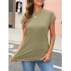imageAUTOMET Womens Cap Sleeve Summer Tops T Shirts Business Casual Dressy Spring Fashion Outfits Cute Trendy Clothes 2025Lightgreen