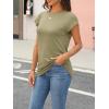 imageAUTOMET Womens Cap Sleeve Summer Tops T Shirts Business Casual Dressy Spring Fashion Outfits Cute Trendy Clothes 2025Lightgreen