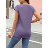 imageAUTOMET Womens Cap Sleeve Summer Tops T Shirts Business Casual Dressy Spring Fashion Outfits Cute Trendy Clothes 2025Purple