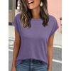 imageAUTOMET Womens Cap Sleeve Summer Tops T Shirts Business Casual Dressy Spring Fashion Outfits Cute Trendy Clothes 2025Purple
