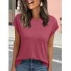 imageAUTOMET Womens Cap Sleeve Summer Tops T Shirts Business Casual Dressy Spring Fashion Outfits Cute Trendy Clothes 2025Red