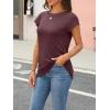 imageAUTOMET Womens Cap Sleeve Summer Tops T Shirts Business Casual Dressy Spring Fashion Outfits Cute Trendy Clothes 2025Winered