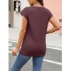 imageAUTOMET Womens Cap Sleeve Summer Tops T Shirts Business Casual Dressy Spring Fashion Outfits Cute Trendy Clothes 2025Winered