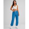 imageAUTOMET Womens Cinch Bottom Sweatpants Athletic Joggers Lounge Pants with PocketsLake Blue