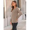 imageAUTOMET Womens Fall Fashion Long Sleeve Shirts Dressy Casual Pleated Basic Trendy Tops Winter Clothes 2025Khaki