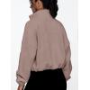 imageAUTOMET Womens Fleece Jackets Zip Up Oversized Sweatshirts Winter Clothes Long Sleeve Crop Sherpa Fall Outfits FashionCoffeegrey