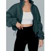imageAUTOMET Womens Fleece Jackets Zip Up Oversized Sweatshirts Winter Clothes Long Sleeve Crop Sherpa Fall Outfits FashionGreen